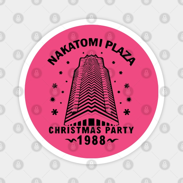 Nakatomi Plaza Christmas Party 1988 Magnet by Beban Idup